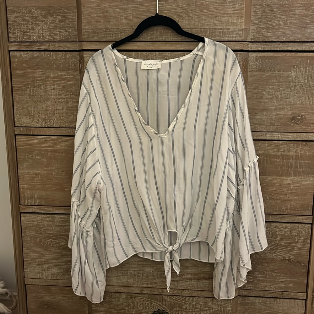 Lavender Field White Butterfly Sleeve